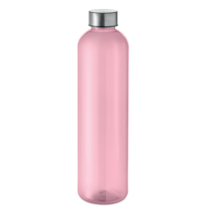 Bouteille personnalisable 1 L en RPET anti-fuite Utah Remax Rose transparent